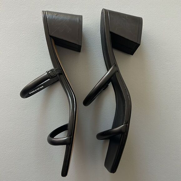 New Everlane The Double Strap Heel in Black Size 9 - Picture 5 of 11